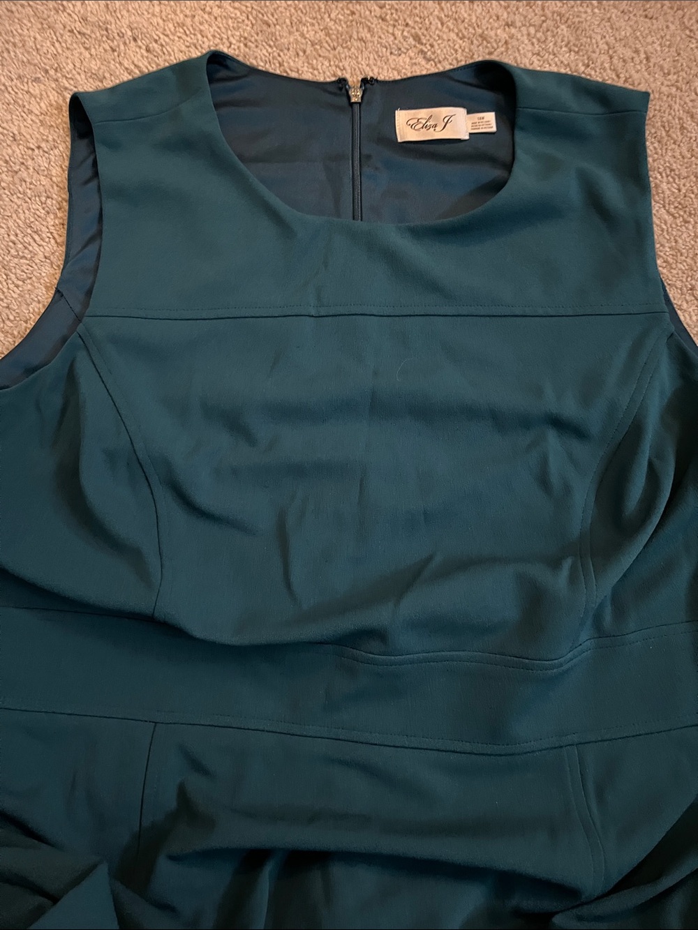 Eliza J Teal Midi Dress